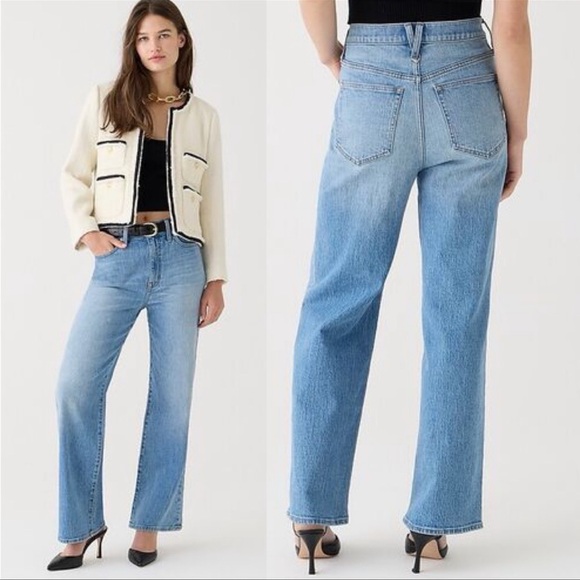 J. Crew Slim Wide Leg Jeans. Very good condition. Have only worn a few times. - Picture 2 of 8